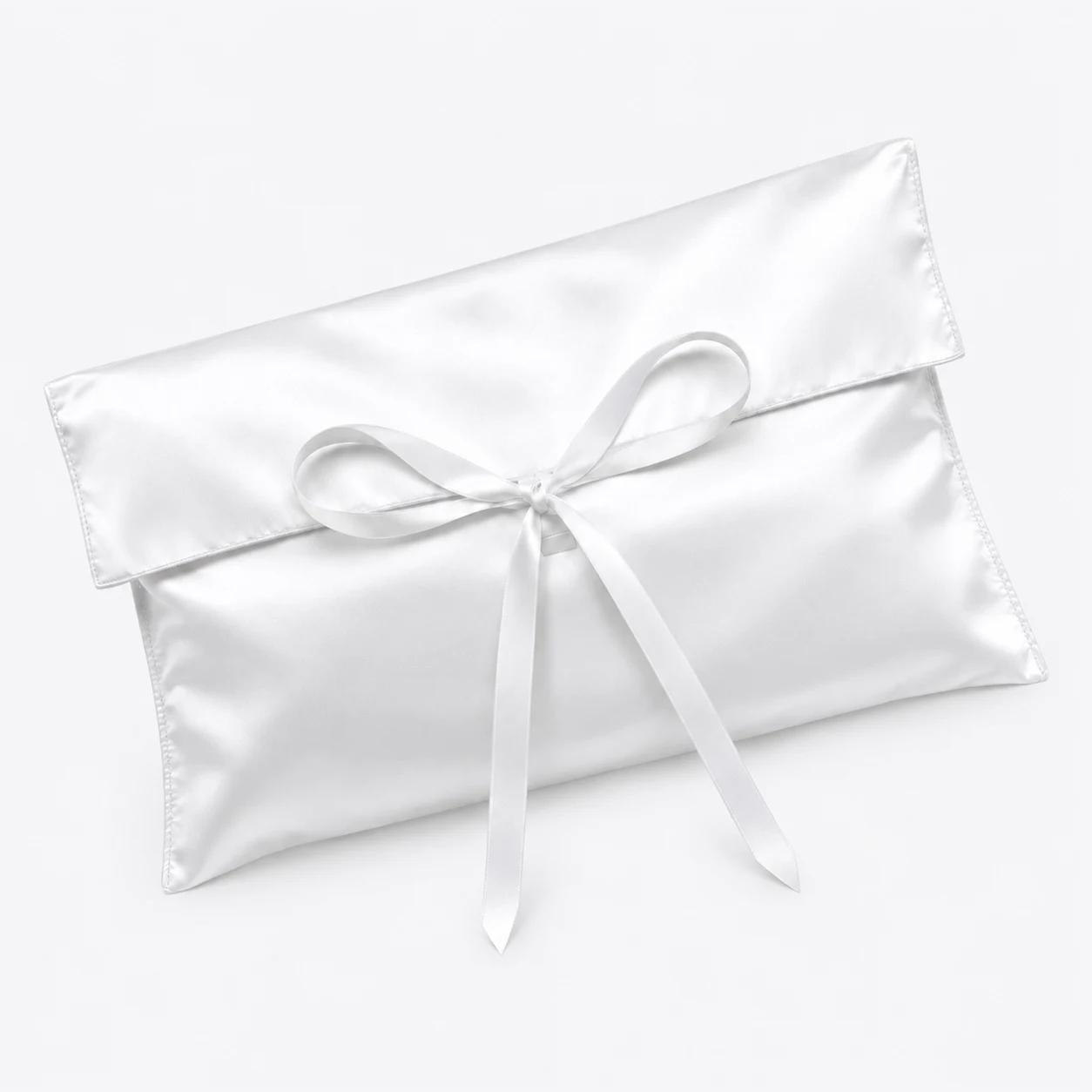 Satin envelope bag