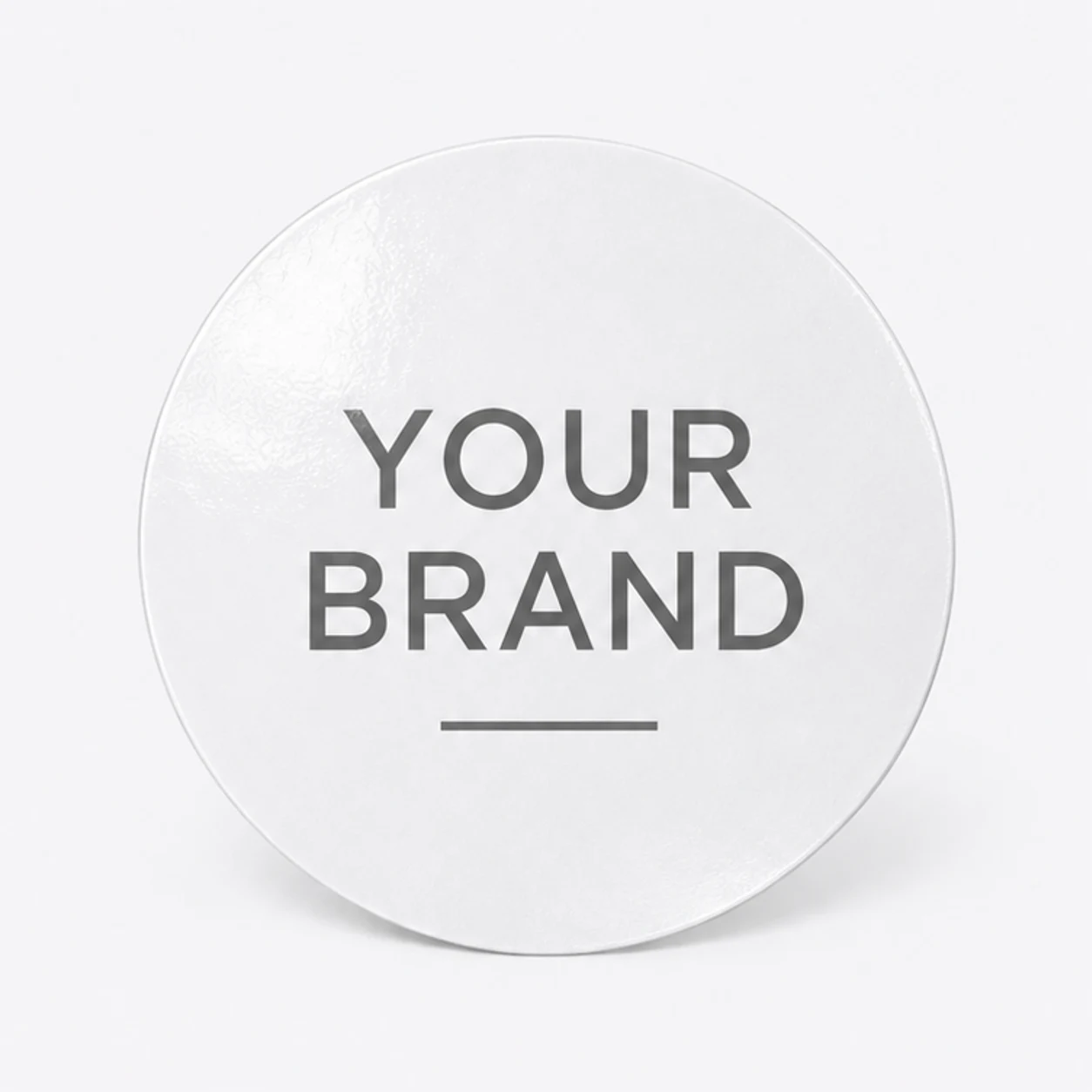 Round sticker