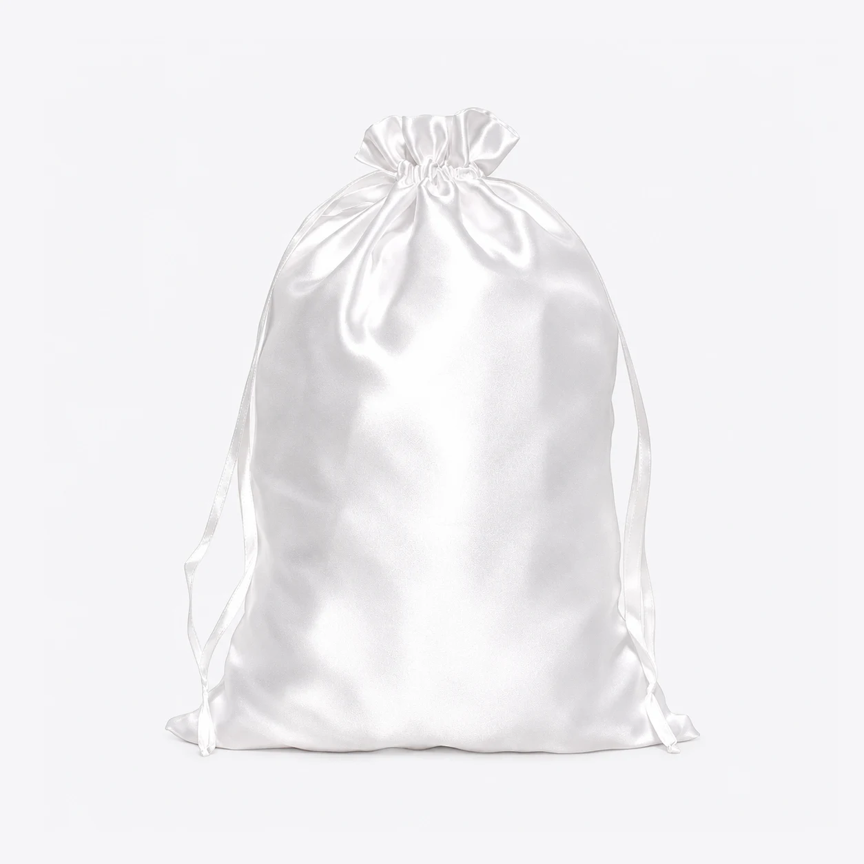 Drawstring satin bag