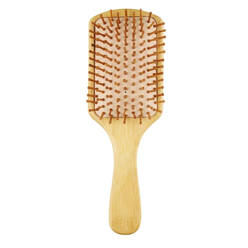 Bamboo paddle brush